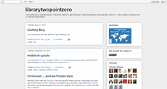 Desktop Screenshot of librarytwopointzero.blogspot.com