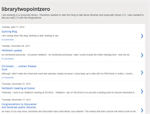 Tablet Screenshot of librarytwopointzero.blogspot.com
