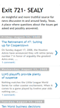 Mobile Screenshot of exit721sealy.blogspot.com