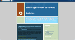 Desktop Screenshot of brokerageservices.blogspot.com