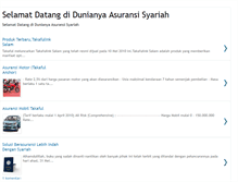 Tablet Screenshot of dunia-syariah.blogspot.com