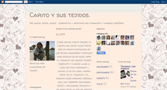 Desktop Screenshot of caritoysustejidos.blogspot.com