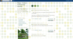 Desktop Screenshot of fargogarden.blogspot.com