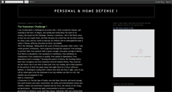 Desktop Screenshot of personalhomedefense.blogspot.com