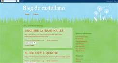 Desktop Screenshot of lenguacastellanablog.blogspot.com