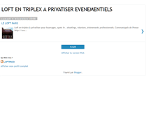 Tablet Screenshot of lesevenementielsduloft.blogspot.com