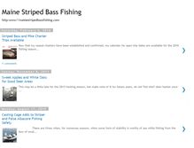 Tablet Screenshot of mainestripedbassfishing.blogspot.com