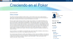 Desktop Screenshot of creciendoenelpoker.blogspot.com