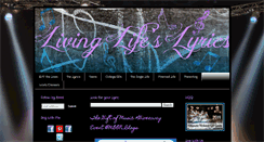 Desktop Screenshot of livinglifeslyrics.blogspot.com