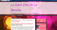 Desktop Screenshot of nuevaeradelabelleza.blogspot.com