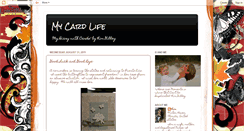 Desktop Screenshot of mycardlife.blogspot.com