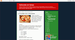 Desktop Screenshot of italianadas.blogspot.com