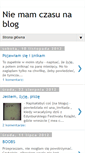 Mobile Screenshot of niemamczasunablog.blogspot.com