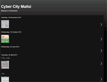 Tablet Screenshot of cybercitymailsi.blogspot.com