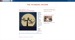 Desktop Screenshot of feinberginsider.blogspot.com
