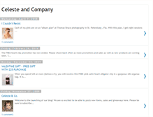 Tablet Screenshot of celesteandcompany.blogspot.com