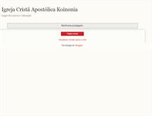 Tablet Screenshot of koinoniaigreja.blogspot.com