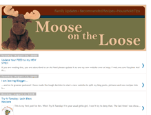 Tablet Screenshot of moose-ontheloose.blogspot.com