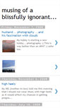 Mobile Screenshot of musingofablissfullyignorant.blogspot.com