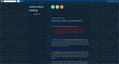 Desktop Screenshot of online-stocks-trading.blogspot.com