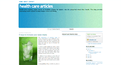 Desktop Screenshot of health-full-articles.blogspot.com