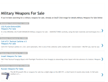 Tablet Screenshot of military-weapons-for-sale.blogspot.com