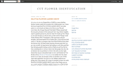 Desktop Screenshot of cutfloweridentification.blogspot.com