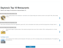 Tablet Screenshot of daytonabeachrestaurants.blogspot.com