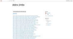 Desktop Screenshot of dobrojimbo.blogspot.com