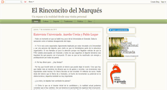 Desktop Screenshot of elrinconcitodelmarques.blogspot.com