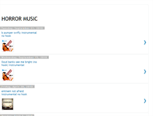 Tablet Screenshot of horrormusicinstrumentals.blogspot.com
