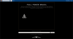 Desktop Screenshot of fullpokerbrasil.blogspot.com