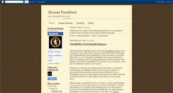 Desktop Screenshot of alcazarfurniture.blogspot.com