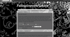 Desktop Screenshot of fallinglovewithfashion.blogspot.com