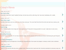 Tablet Screenshot of crissyhaven.blogspot.com