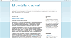 Desktop Screenshot of castellanoactual.blogspot.com