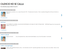 Tablet Screenshot of cilencionosecalla.blogspot.com