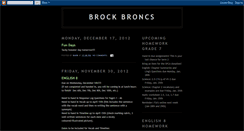 Desktop Screenshot of brock-robertson.blogspot.com