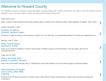 Tablet Screenshot of howardcountymaryland.blogspot.com