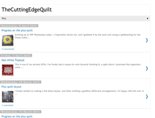 Tablet Screenshot of cuttingedgequilt.blogspot.com