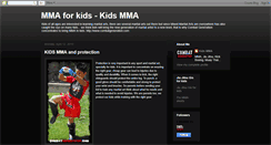Desktop Screenshot of kidsmma.blogspot.com