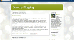 Desktop Screenshot of dorothyblogging.blogspot.com