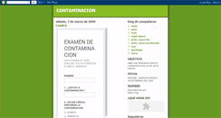 Desktop Screenshot of contaminaciondehoy.blogspot.com