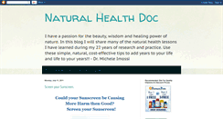 Desktop Screenshot of naturalhealthdoc.blogspot.com