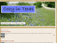 Tablet Screenshot of cozyintexas.blogspot.com