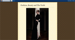 Desktop Screenshot of fashionbeautyandthetruth.blogspot.com
