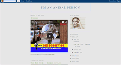 Desktop Screenshot of animal-person.blogspot.com