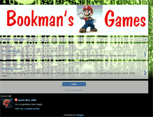 Tablet Screenshot of bookmansgames.blogspot.com