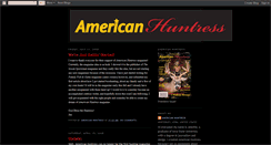 Desktop Screenshot of americanhuntressmagazine.blogspot.com