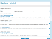 Tablet Screenshot of dba-helpdesk.blogspot.com